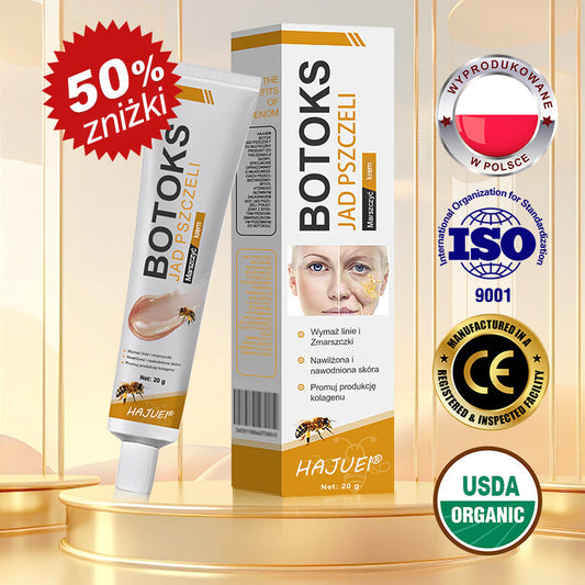 HAJUEI® 🧑‍⚕️ Miód pszczeli krem przeciwzmarszczkowy, ✨ leczy różne problemy skórne, takie jak: zmarszczki, blizny, plamy pigmentowe, trądzik, wypryski, egzema, zmiany skóry, podrażnienia, stany zapalne i inne problemy skórne.